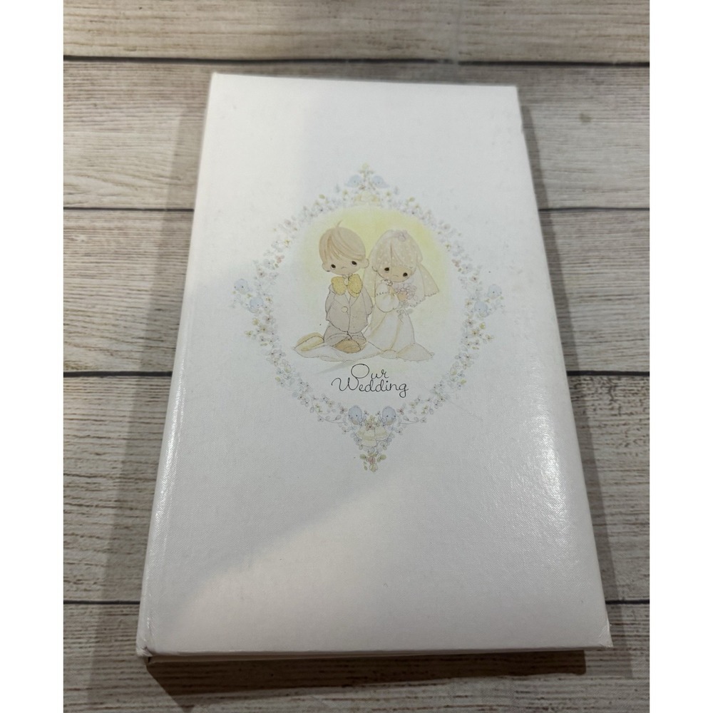 VTG Precious Moments Flip Photo Album Wedding Book Holds 40 3.5" x 5" Pics GT10